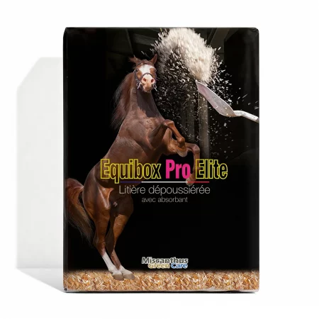 Litière en Granulés de Roseau pour Chevaux - Equibox Pro Elite® (Sac de 125L)