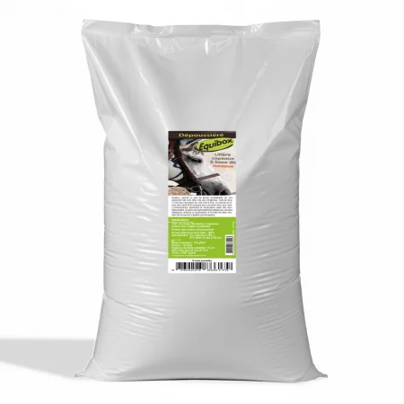 Litière Dépoussiérée de Roseau pour Chevaux - Equibox® (Sac de 125L)