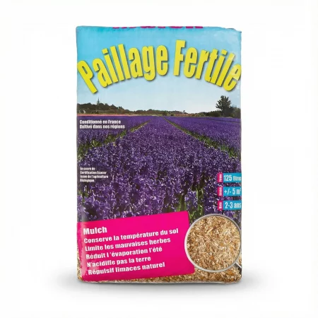 Paille Défibrée de Roseau  – Paillage Fertile® (Sac de 125L)