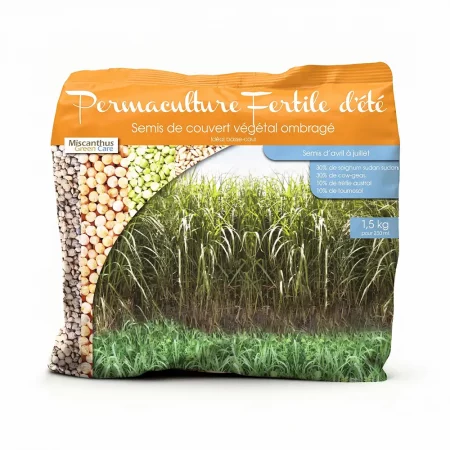 Semis d'Engrais Vert d'Été pour Couvert Végétal - Permaculture Fertile® (Sac de 1,5kg)