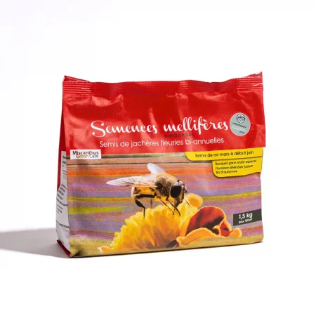 Semis de Jachères Fleuries Bi-annuelles - Semences Mellifères® (Sac de 1,5kg)